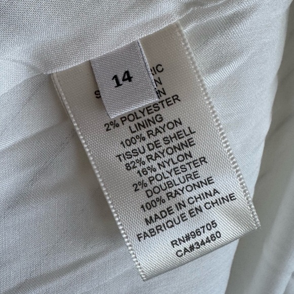 REBECCA TAYLOR | NWT Rumpled Stripe Halter Maxi Dress | White 14 - Picture 13 of 15